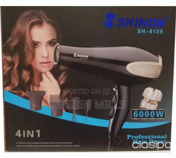Shinon 6000w Hair Dryer With Concentrator and Dryer Comb · Photo 2