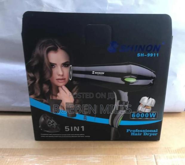 Shinon 6000w Hair Dryer With Concentrator and Diffuser · Photo 2