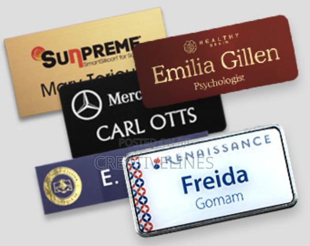 Personalised Name Tags