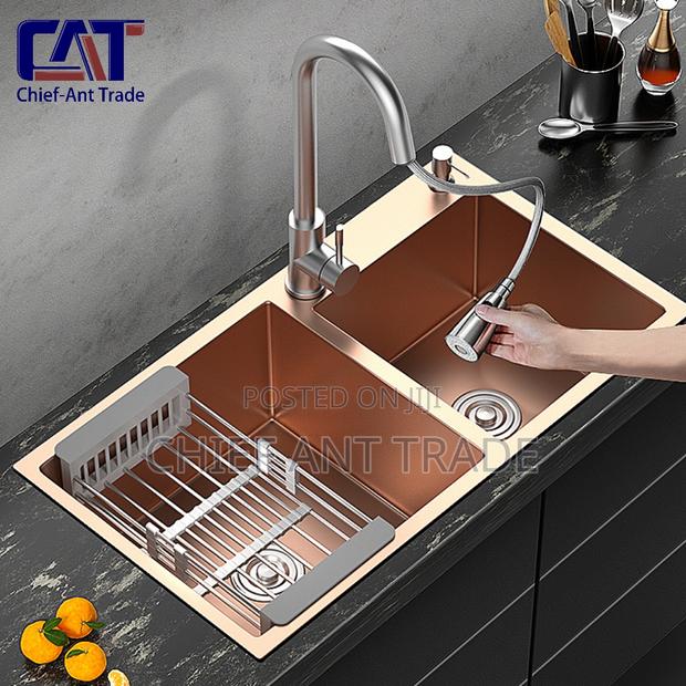 Kitchen Sink. Double Rose Gold. 7843r · Photo 4