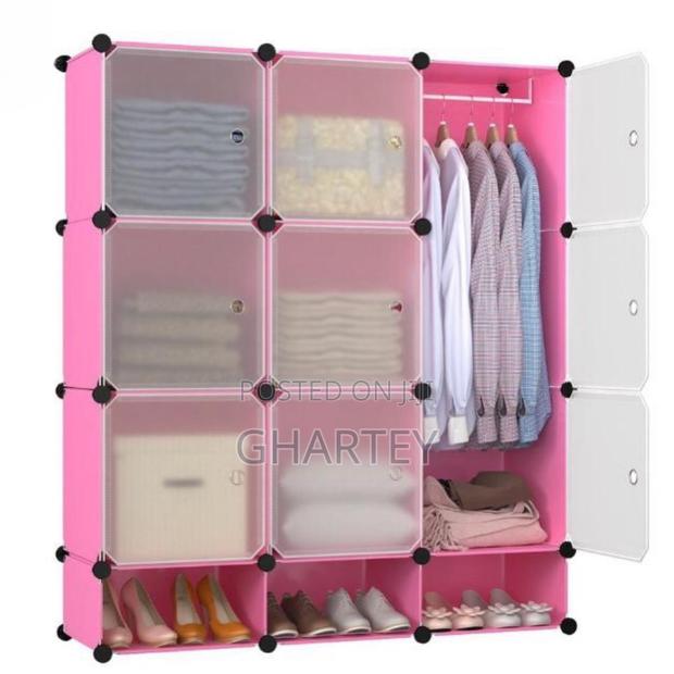 9 Cubes Foldable Wardrobe, Clothes Shoe Storage · Photo 1