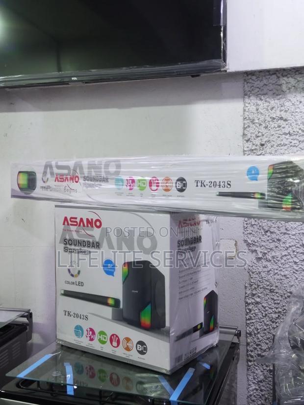 Asano Sound Bar Speaker + Mega Woofer Tk2043s