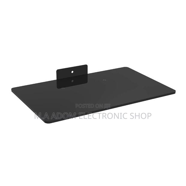 Single DVD Glass Shelf Black Colour · Photo 2
