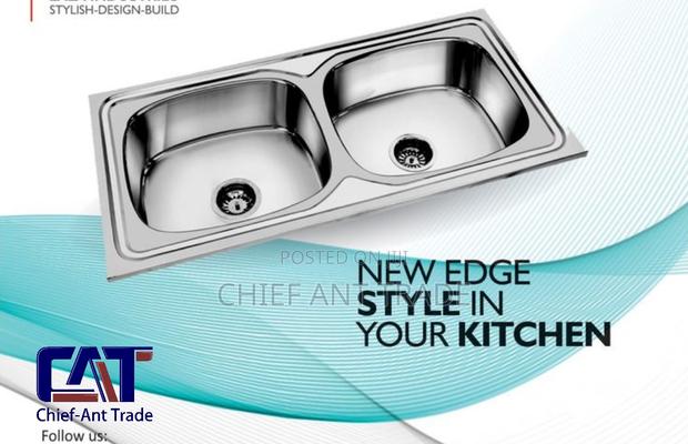 Sliver Kitchen Sink (7843ls) Double · Photo 2