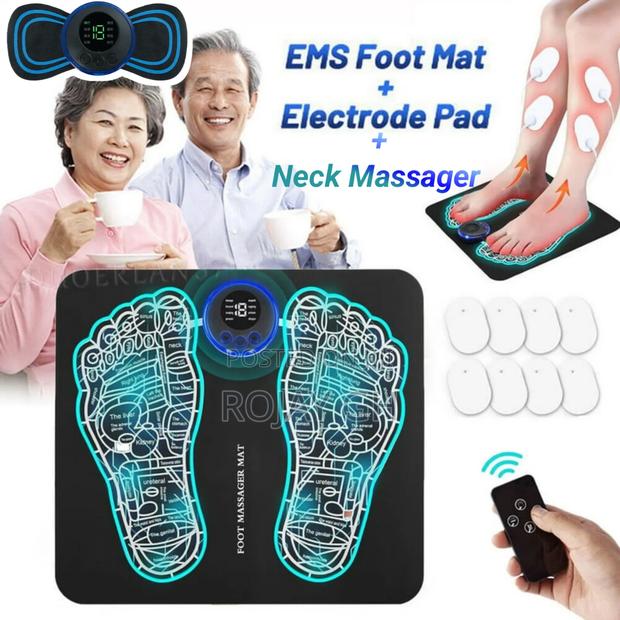 Triple Combo - EMS Foot Massager + Neck Massager + 4 Patches