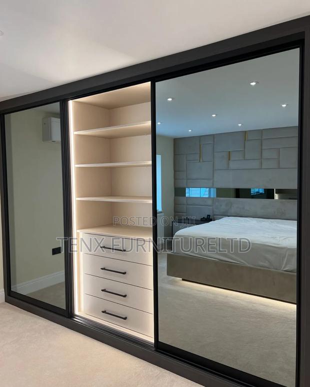 Wardrobe (Modular) With Glass Doors
