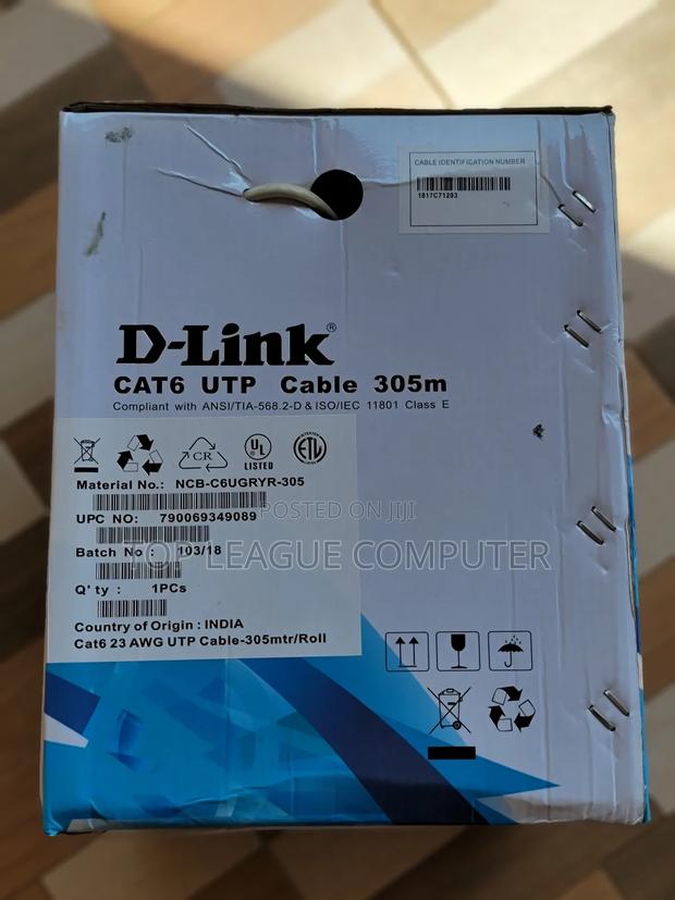 D LINK CAT 6 Networking Cable 305m photo 3