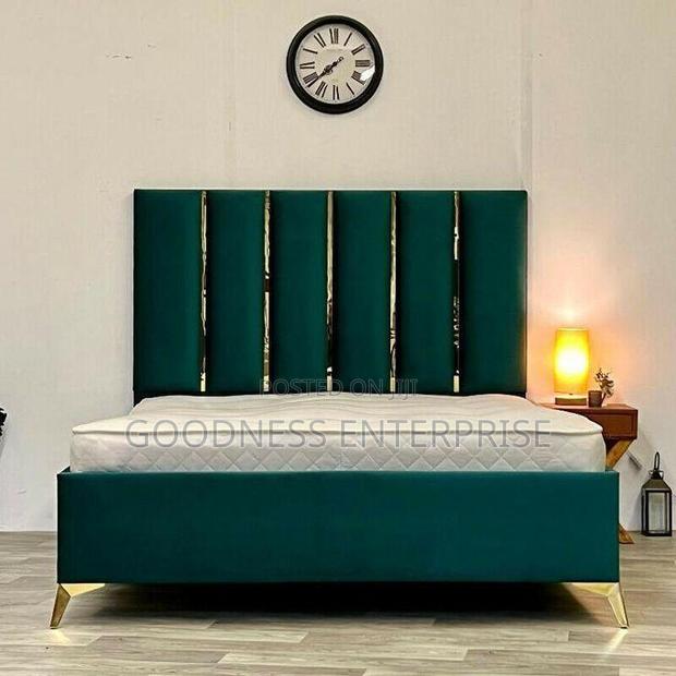 Design Fabric Bed Frame With Mattress · Photo 1