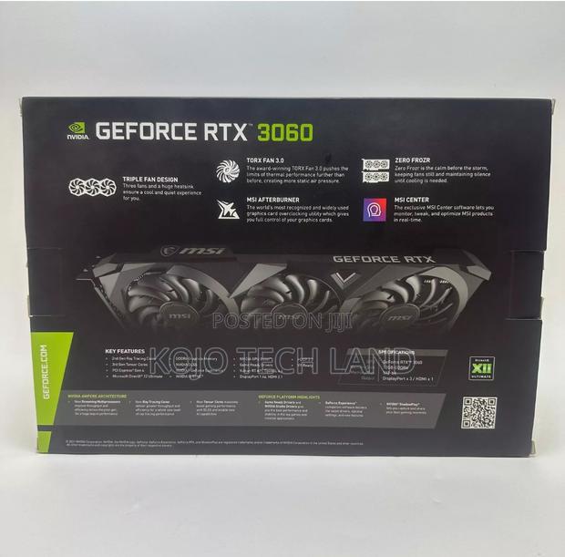 Msi Geforce RTX 3060 12G Oc 12gb Gddr6 Graphics Card · Photo 3