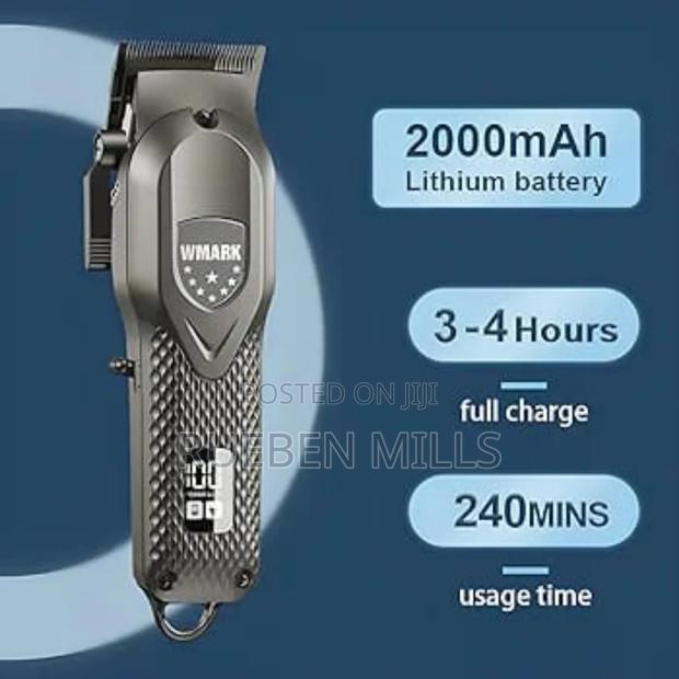 Cordless Wmark Beauty Device Hair Clipper Barbering Machine · Photo 4