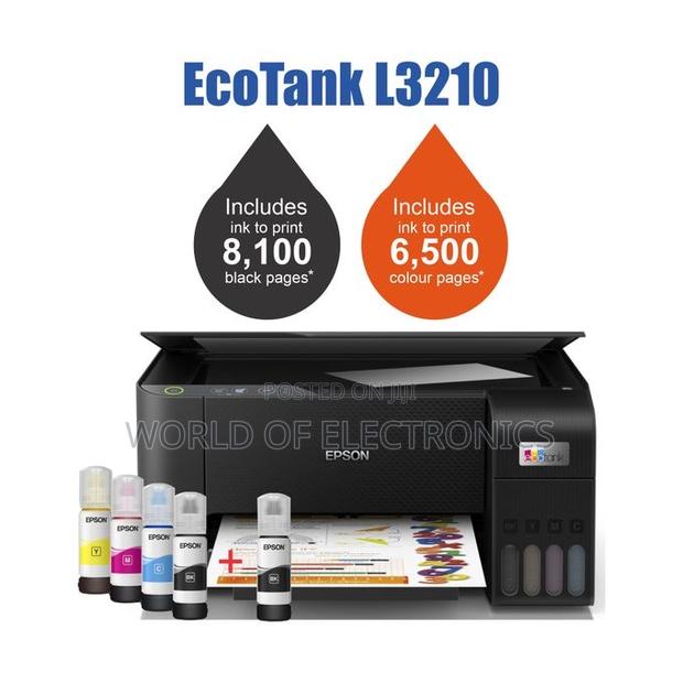 Epson Ecotank L3250 Wi-Fi Multifunctional Ink Tank Printer · Photo 2