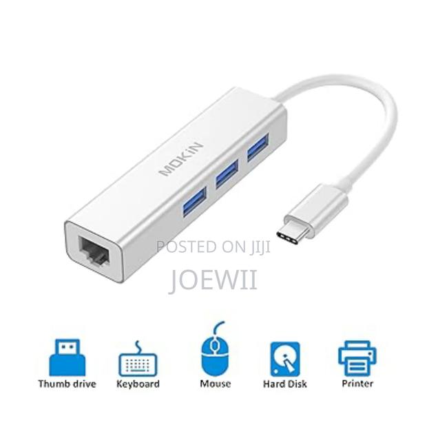 Type C to Lan Wit Multi USB