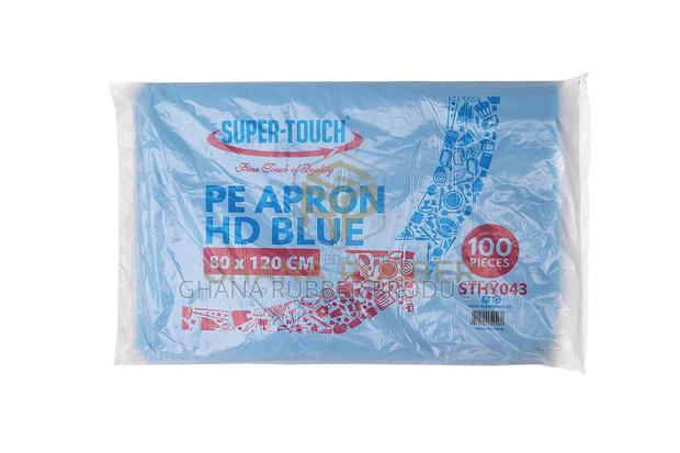 Disposable Blue Poly Aprons (10 Packets) · Photo 4