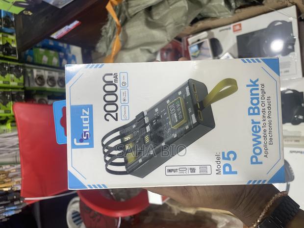 Power Bank 20000mah Built - In Type-C , iPhone, Cable, USB · Photo 3