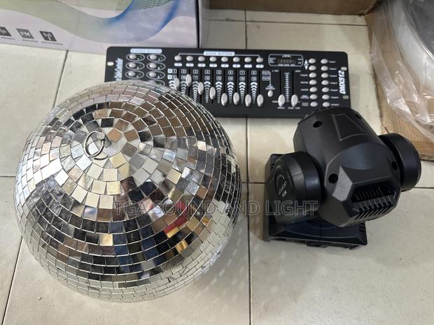 Mirror Ball, LED Spotlight and Mixer · Photo 3