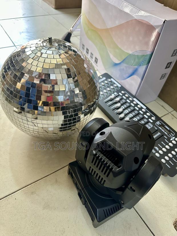 Mirror Ball, LED Spotlight and Mixer · Photo 4