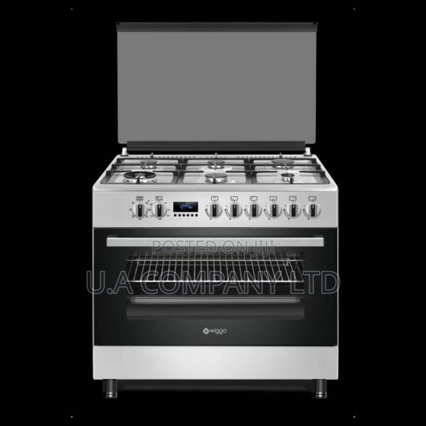Wiggo Stainless Steel 90cm 6 Burner Stove