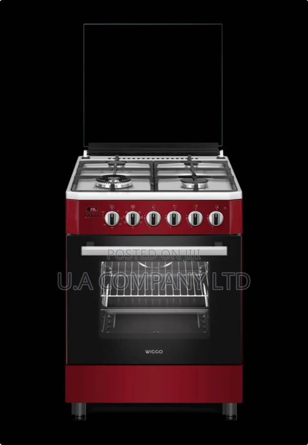 Wiggo 60cm 4 Burner Gas Stove With Wok Extension
