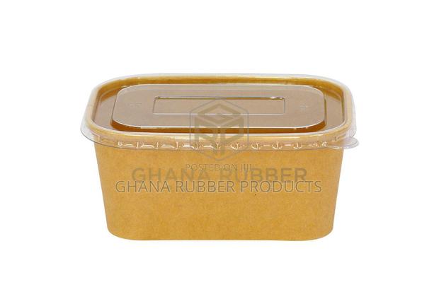 Kraft Rectangular Container 1000ml + Lids (300pcs) · Photo 4