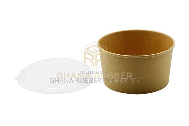 Kraft Round Bowl + Lids 750ml (600pcs) · Photo 3