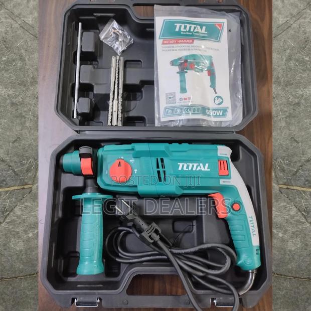Total Rotary Hammer 650watts With 3 Drilling Bits · Photo 4