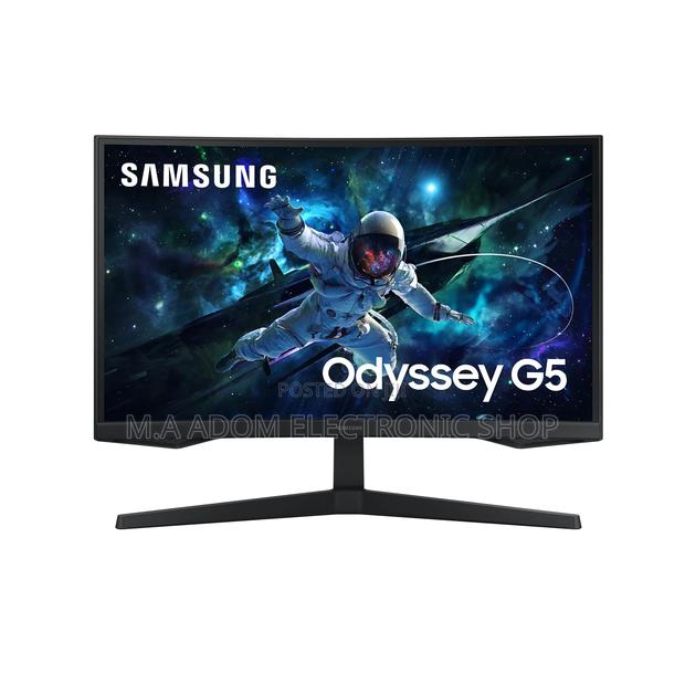 Samsung 27” Odyssey G5 QHD 165hz Curved Gaming Monitor · Photo 2