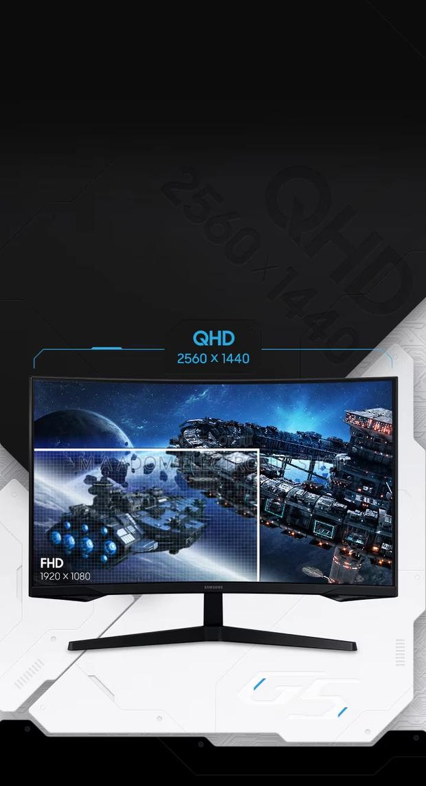 Samsung 27” QHD Resolution 165hz Curved Screen 16:9 Ratio · Photo 2