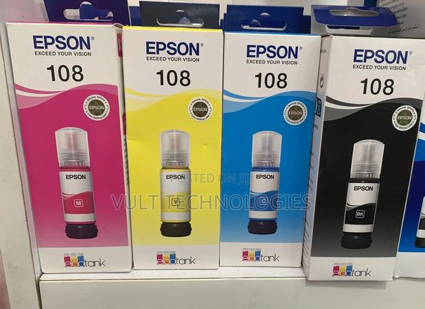 Epson Original Ecotank 108 Ink Bottle 70ml in ¢320 Per Color · Photo 2