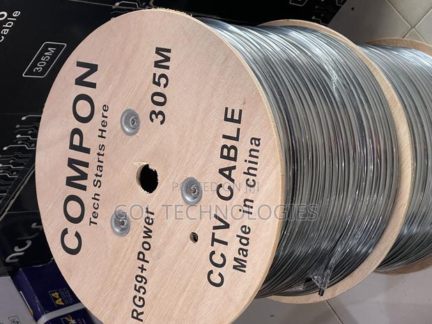 RG59 Cable With Power 305m or Coaxial Cable + Power Compon · Photo 3
