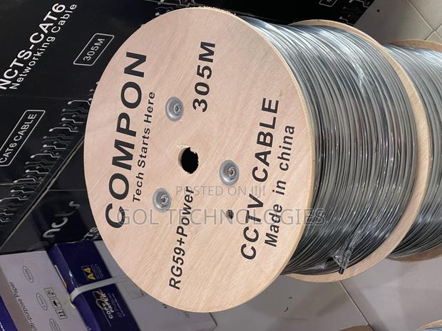 RG59 Cable With Power 305m or Coaxial Cable + Power Compon · Photo 4