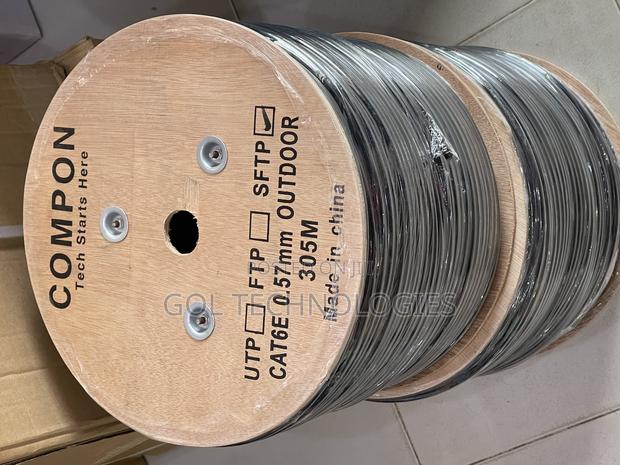 Cat6 SFTP Outdoor Double Coated Cable 305m Compon Original · Photo 3