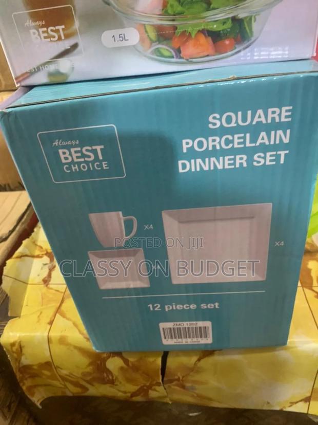12pcs Dinnerset- Square · Photo 4