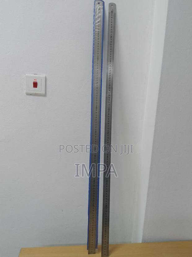 HARFINGTON Stainless Steel Ruler 40-Inch/100cm Metal Rulers