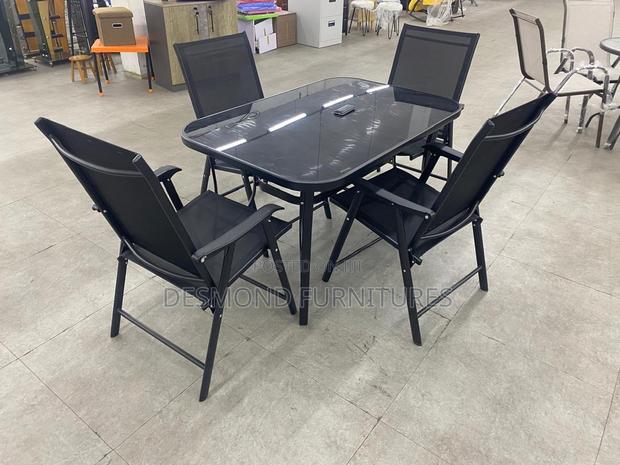 Outdoor Table With 4 Chairs photo 3