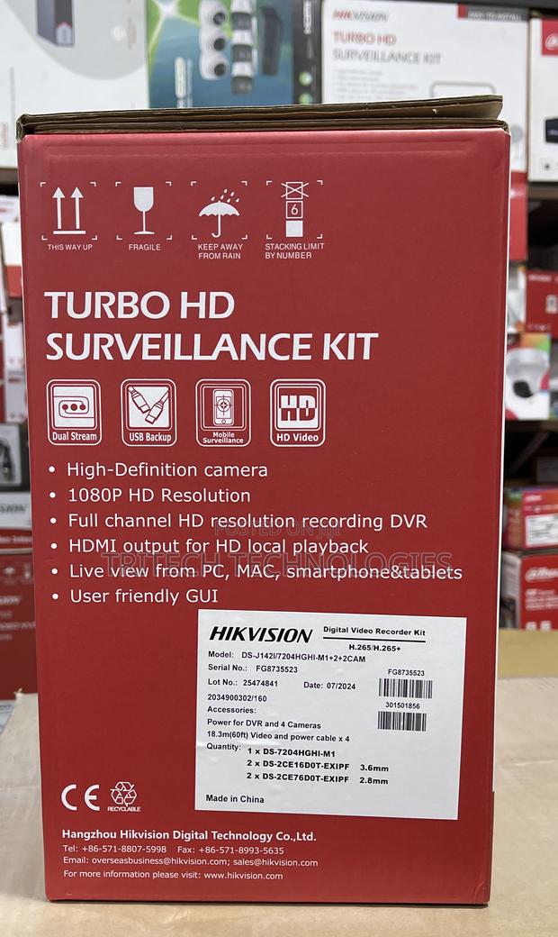 Hikvision 4ch Kit 2mp Analog+500gb HDD 2024 Model · Photo 4