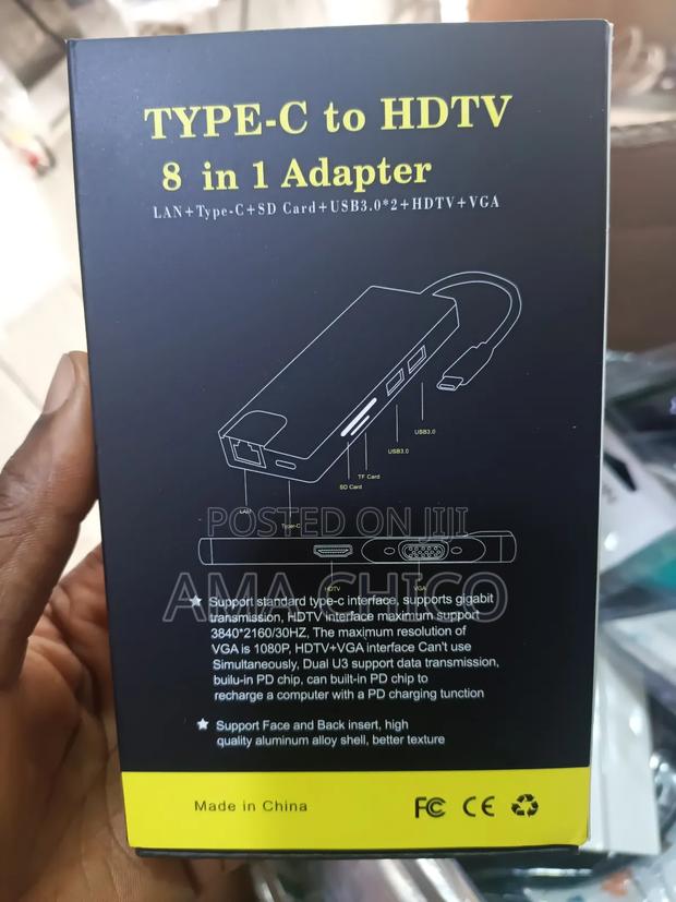 Type C or USB C Docking Station 8 in 1 · Photo 4