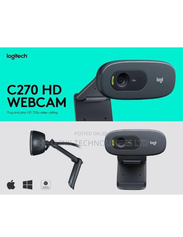Logitech Desktop Or Laptop Webcam HD 720p - C270