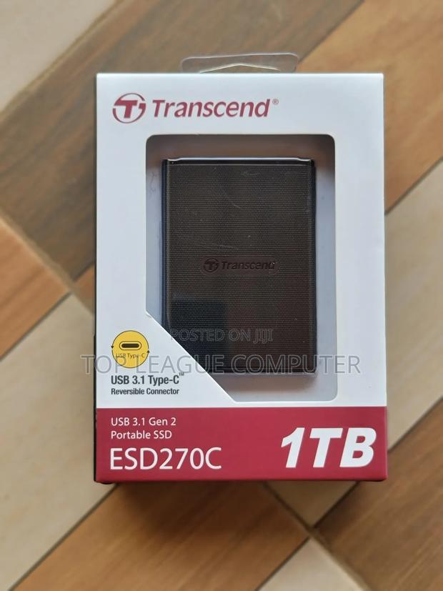 Brand New 1tb Transcend Portable SSD Drive