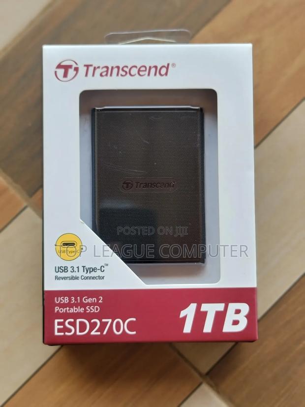 Brand New 1tb Transcend Portable SSD Drive photo 2