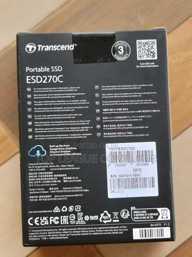 Brand New 1tb Transcend Portable SSD Drive photo 5