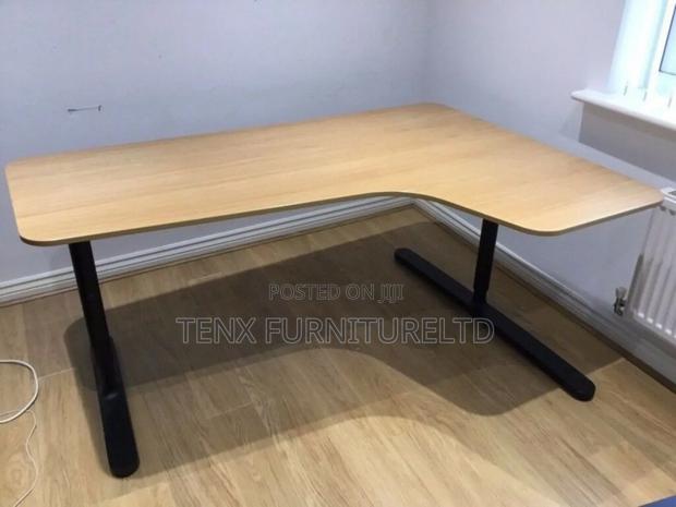 Work Station Desk (Metal and Wood)