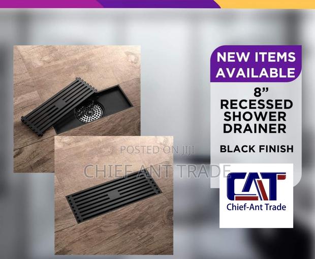 Black Floor Drain. 20cm. DLT-20b · Photo 3