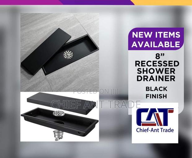 Black Floor Drain. 20cm. DLT-20b · Photo 4
