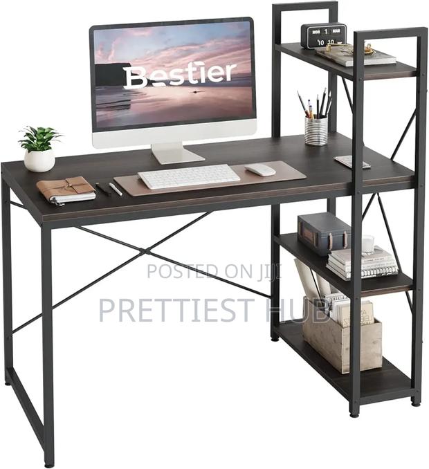 Desk With Bookshelf photo 2