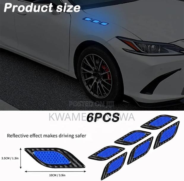 6 Finger Reflective and Decorative Fender Stickers photo 5