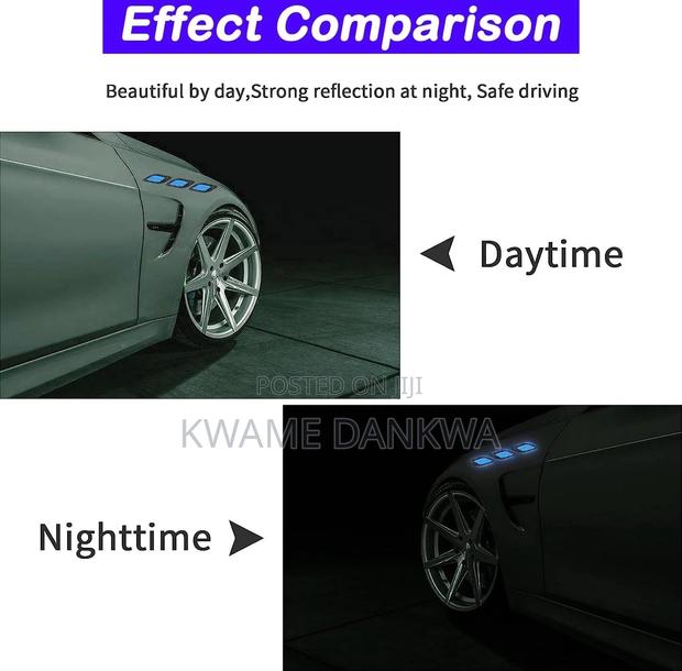 6 Finger Reflective and Decorative Fender Stickers photo 6