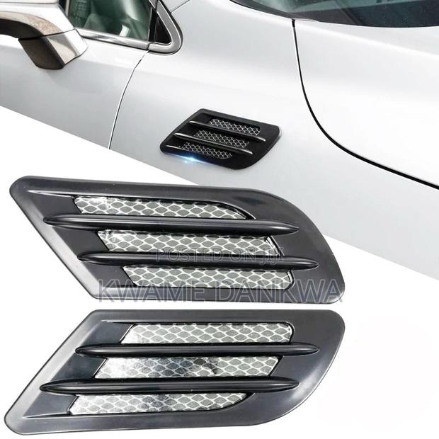 2pc/Set Universal Metallic Decorative Airflow Vent Cover photo 2