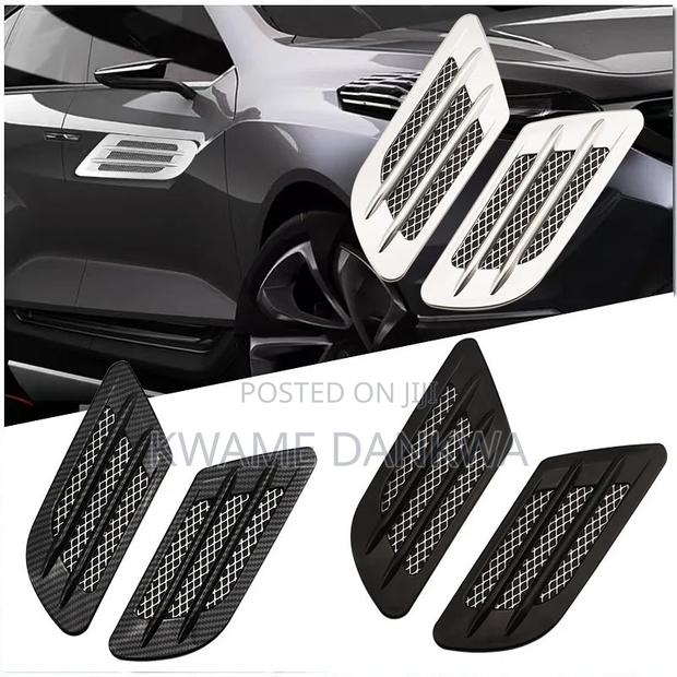 2pc/Set Universal Metallic Decorative Airflow Vent Cover photo 3