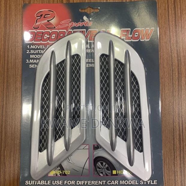 2pc/Set Universal Metallic Decorative Airflow Vent Cover photo 4