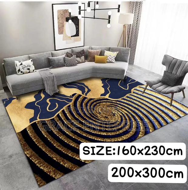 Stylish Elegant Living Room Bedroom 3D Carpet · Photo 2